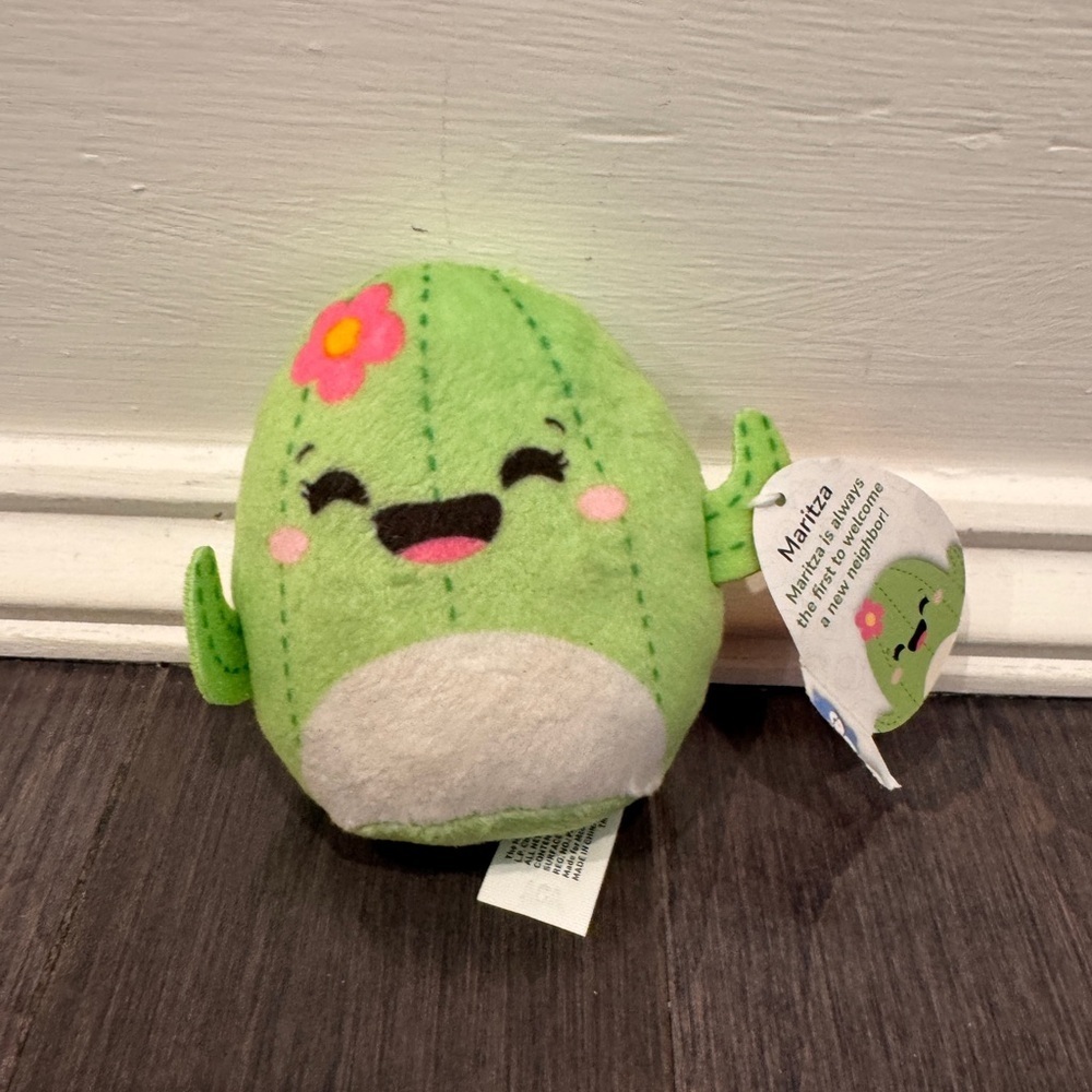 NWT Squishmallows Martiza 2in Green Cactus Stuffed Animal Plush Toy
